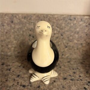 Ceramic Ostrich Planter Pot Bird Plant Holder Decor Gift